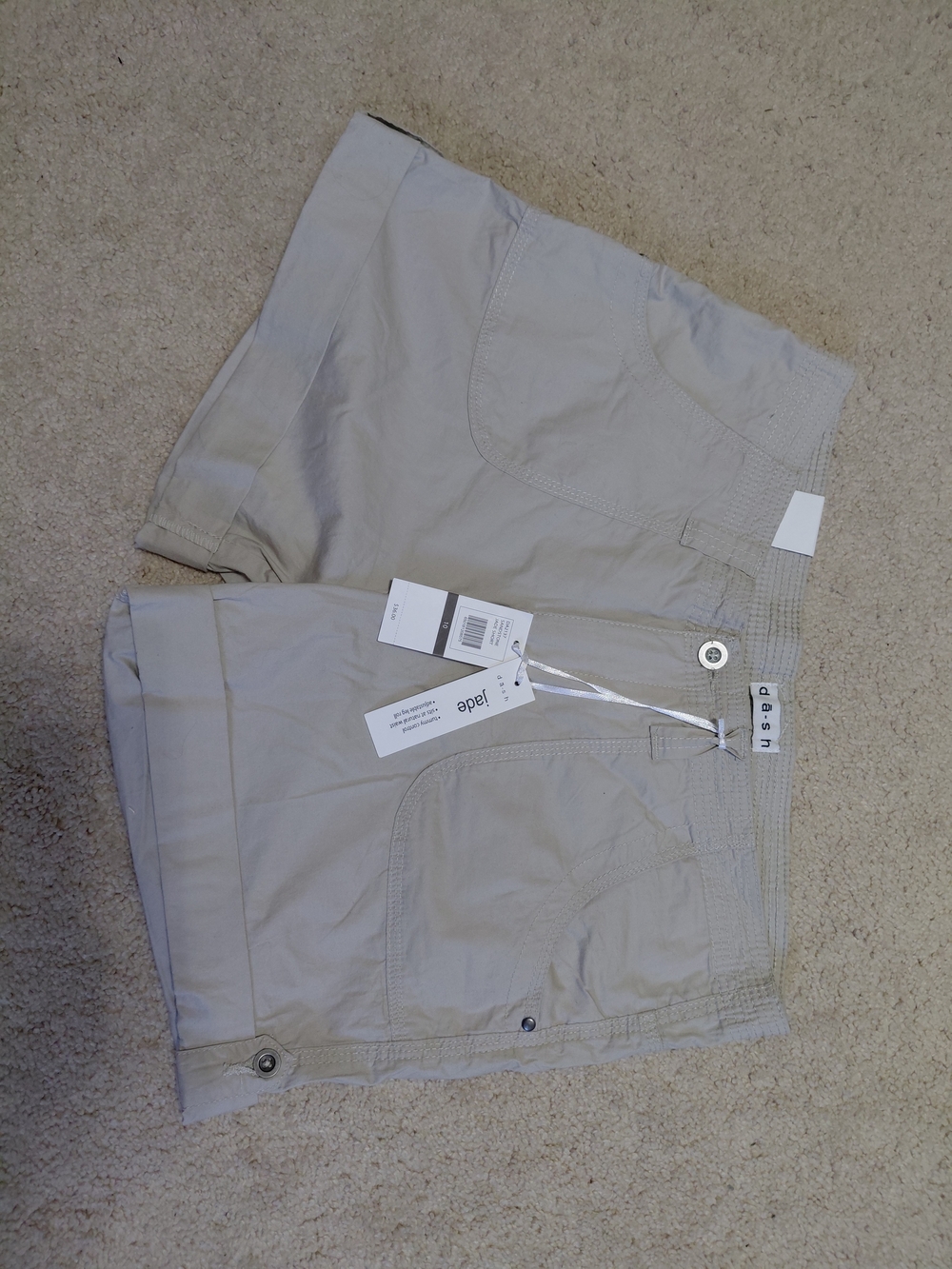 Dash Women's Cargo Shorts in Light Taupe